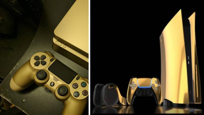 Altın kaplama PlayStation 5 satışa çıktı