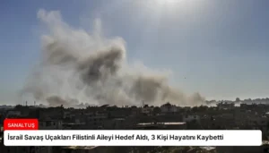 İsrail Savaş Uçakları Filistinli Aileyi Hedef Aldı, 3 Kişi Hayatını Kaybetti