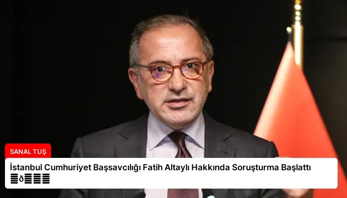 İstanbul Cumhuriyet Başsavcılığı Fatih Altaylı Hakkında Soruşturma Başlattı ⏬👇