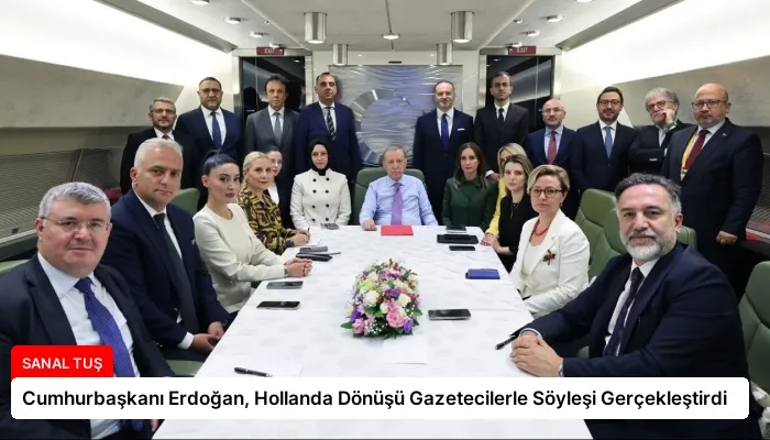 Cumhurbaşkanı Erdoğan, Hollanda Dönüşü Gazetecilerle Söyleşi Gerçekleştirdi