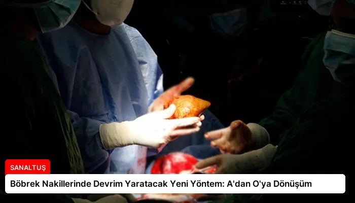 Böbrek Nakillerinde Devrim Yaratacak Yeni Yöntem: A’dan O’ya Dönüşüm