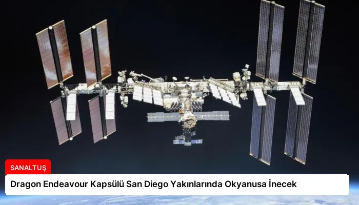 Dragon Endeavour Kapsülü San Diego Yakınlarında Okyanusa İnecek