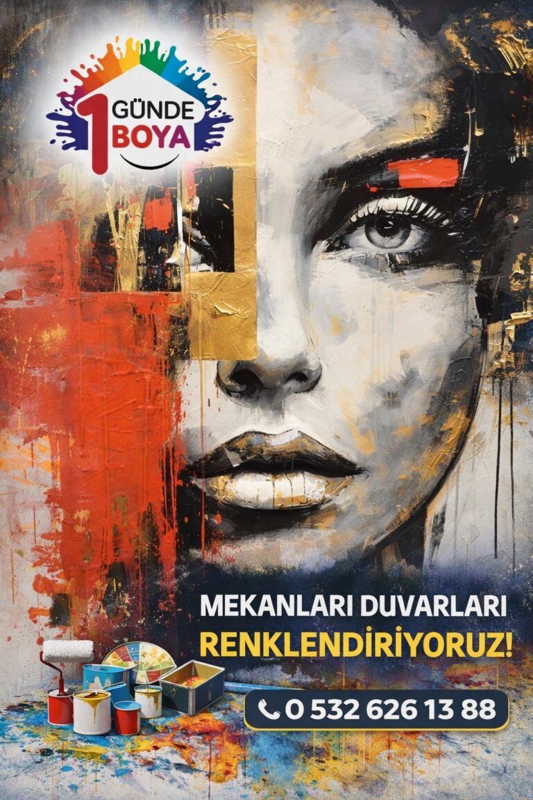 Aynı Gün Değişim Mümkün: 1 GÜNDE BOYA ile Mekânlar Saatler İçinde Yenileniyor