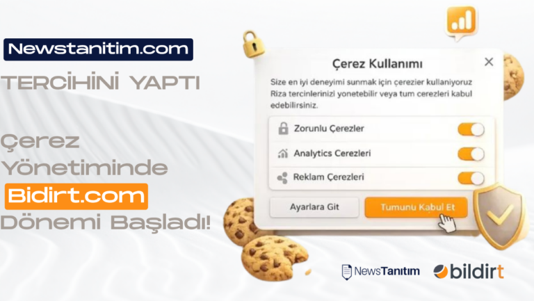 Newstanitim.com Tercihini Yaptı: Çerez Yönetiminde Bidirt.com Dönemi Başladı!
