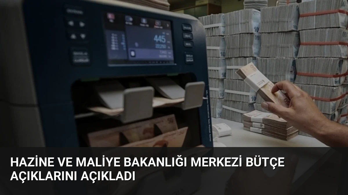 Hazine ve Maliye Bakanlığı Merkezi Bütçe Açıklarını Açıkladı