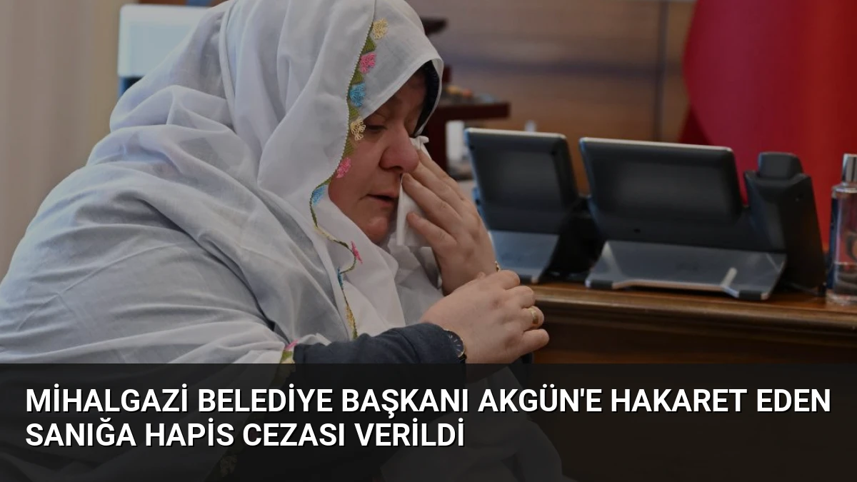Mihalgazi Belediye Başkanı Akgün’e Hakaret Eden Sanığa Hapis Cezası Verildi