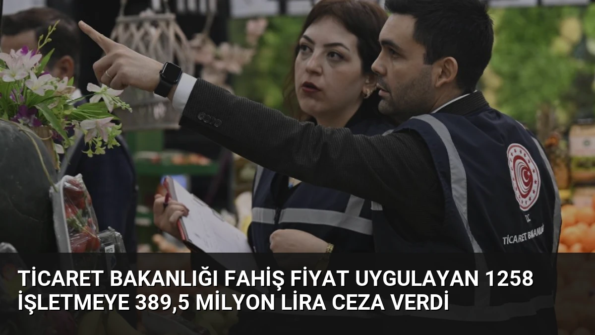 Ticaret Bakanlığı Fahiş Fiyat Uygulayan 1258 İşletmeye 389,5 Milyon Lira Ceza Verdi