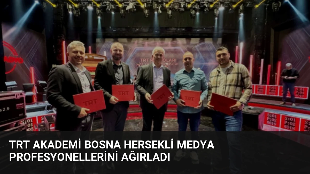 TRT Akademi Bosna Hersekli Medya Profesyonellerini Ağırladı