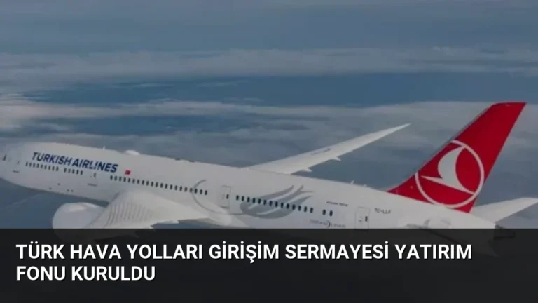 Türk Hava Yolları Girişim Sermayesi Yatırım Fonu Kuruldu