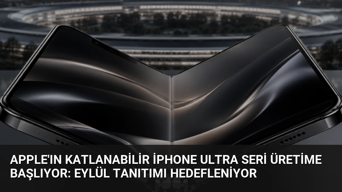 Apple’ın Katlanabilir iPhone Ultra Seri Üretime Başlıyor: Eylül Tanıtımı Hedefleniyor