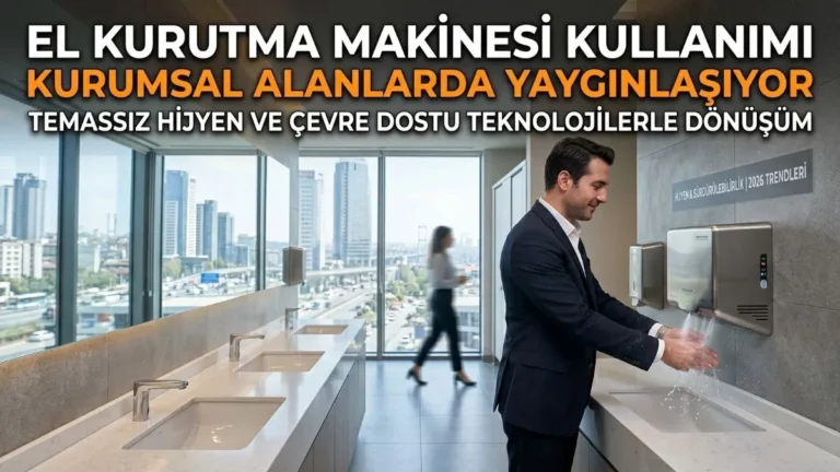 El Kurutma Makinesi Kullanımı Kurumsal Alanlarda Yaygınlaşıyor