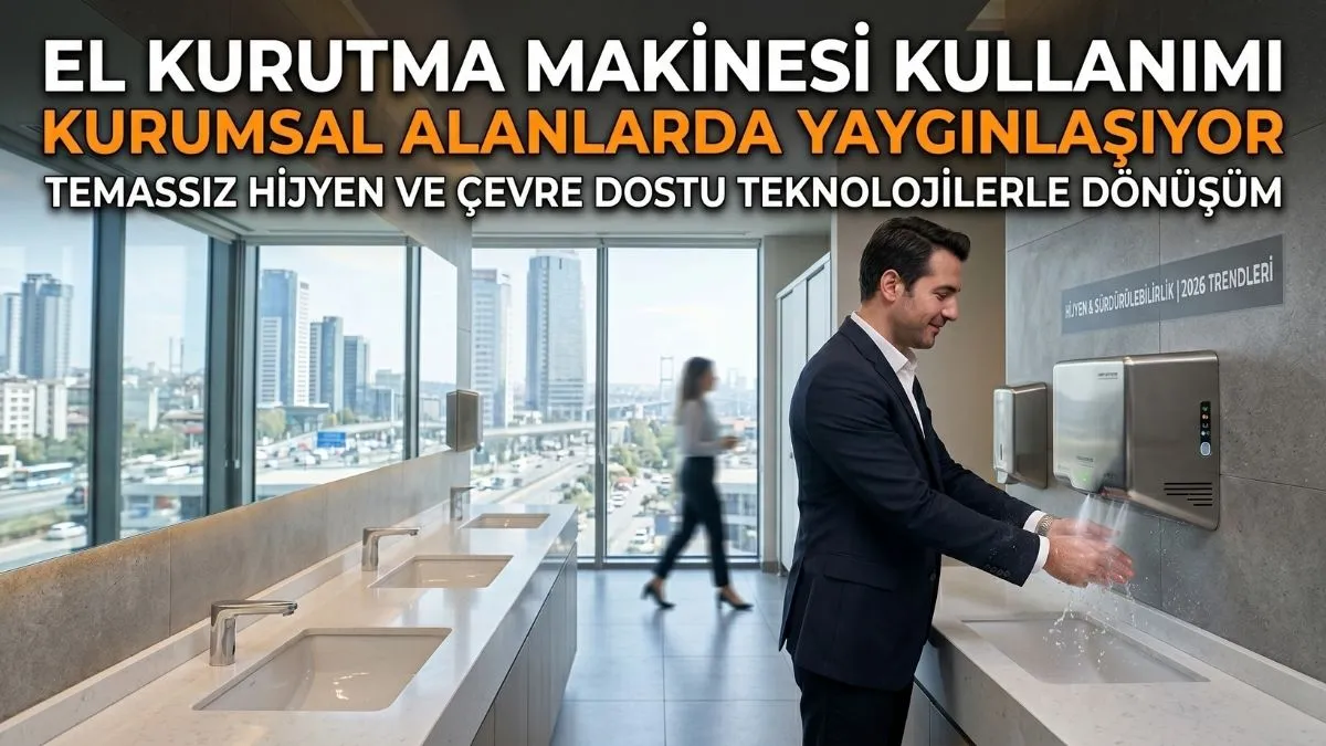 El Kurutma Makinesi Kullanımı Kurumsal Alanlarda Yaygınlaşıyor
