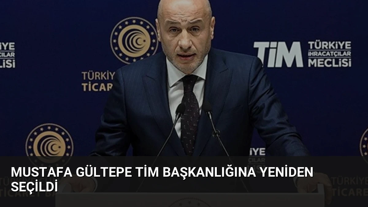 Mustafa Gültepe TİM Başkanlığına Yeniden Seçildi