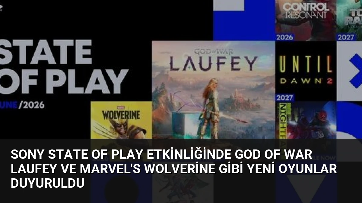 Sony State of Play Etkinliğinde God of War Laufey ve Marvel’s Wolverine Gibi Yeni Oyunlar Duyuruldu