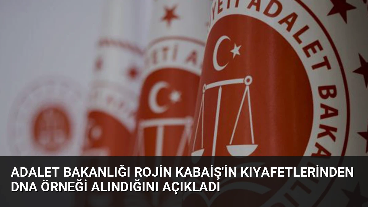 Adalet Bakanlığı Rojin Kabaiş’in Kıyafetlerinden DNA Örneği Alındığını Açıkladı