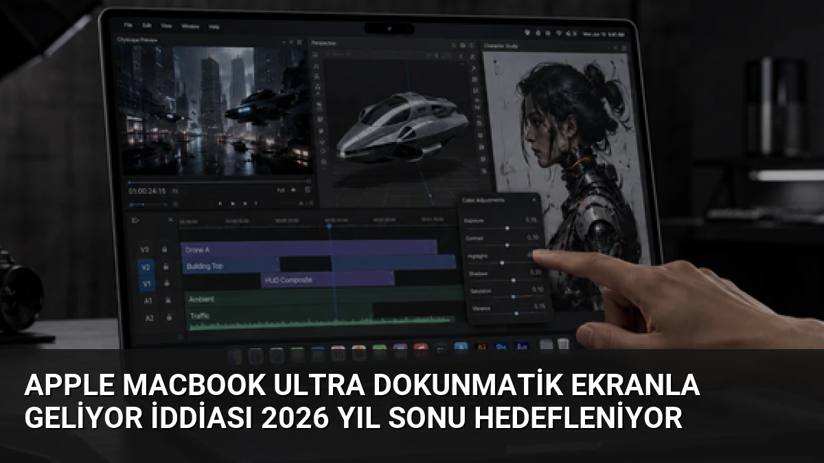 Apple MacBook Ultra Dokunmatik Ekranla Geliyor İddiası 2026 Yıl Sonu Hedefleniyor