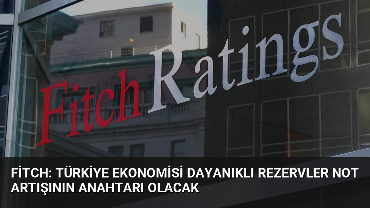 Fitch: Türkiye ekonomisi dayanıklı rezervler not artışının anahtarı olacak