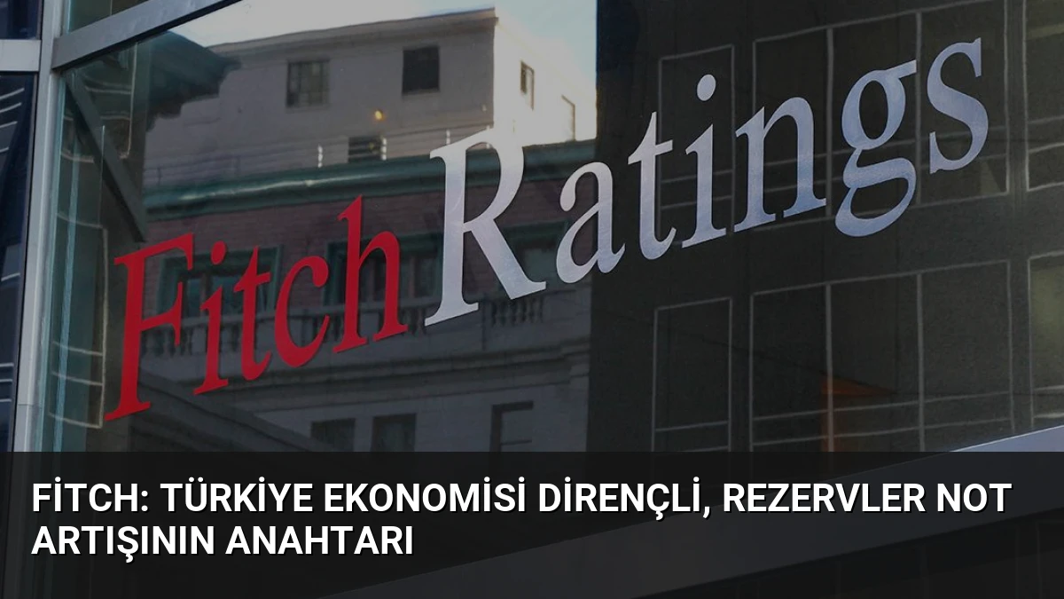 Fitch: Türkiye Ekonomisi Dirençli, Rezervler Not Artışının Anahtarı