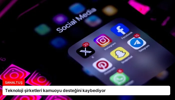 Teknoloji şirketleri kamuoyu desteğini kaybediyor