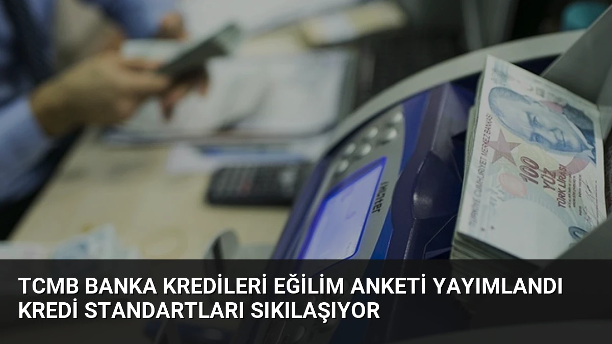 TCMB Banka Kredileri Eğilim Anketi Yayımlandı Kredi Standartları Sıkılaşıyor