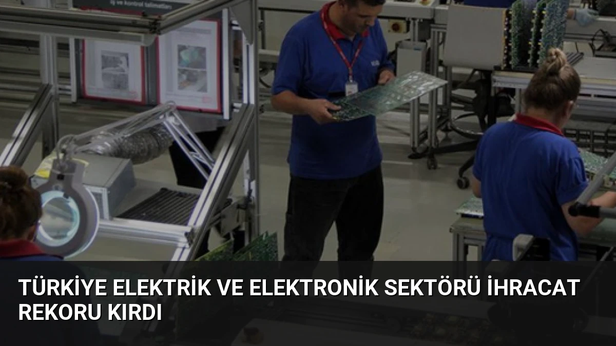 Türkiye Elektrik ve Elektronik Sektörü İhracat Rekoru Kırdı