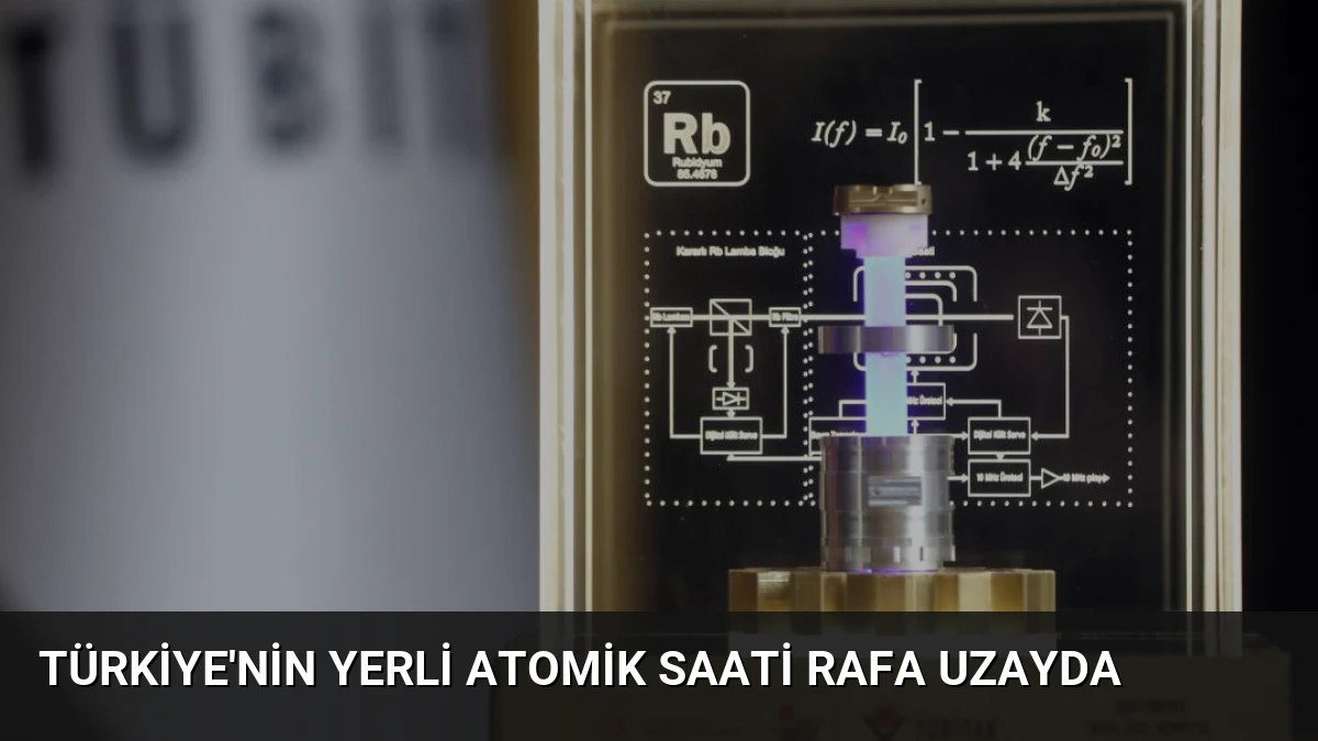 Türkiye’nin Yerli Atomik Saati RAFA Uzayda