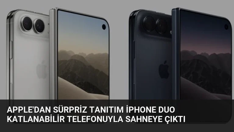 Apple’dan Sürpriz Tanıtım iPhone Duo Katlanabilir Telefonuyla Sahneye Çıktı