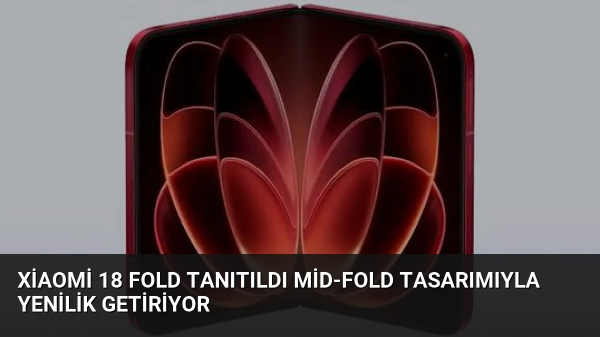 Xiaomi 18 Fold Tanıtıldı Mid-Fold Tasarımıyla Yenilik Getiriyor