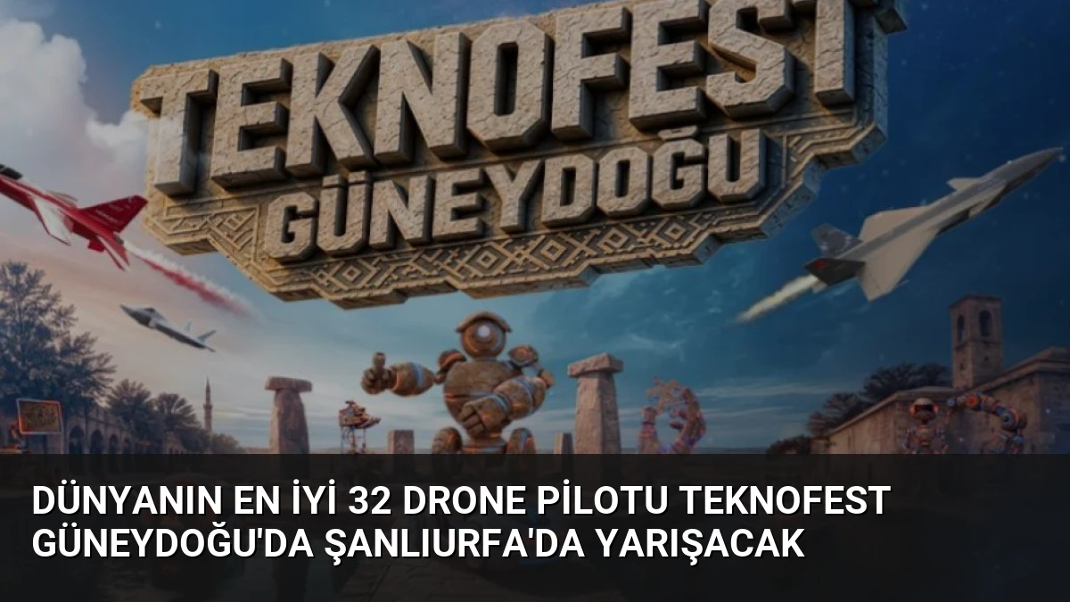 Dünyanın En İyi 32 Drone Pilotu TEKNOFEST Güneydoğu’da Şanlıurfa’da Yarışacak