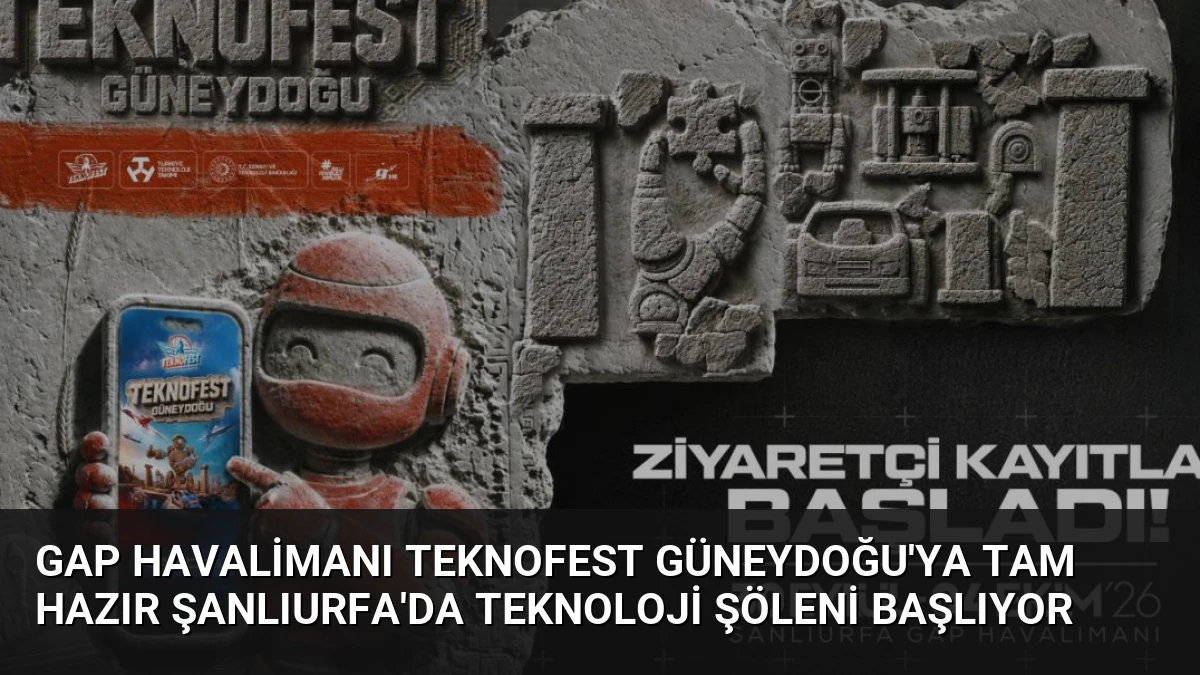 GAP Havalimanı TEKNOFEST Güneydoğu’ya Tam Hazır Şanlıurfa’da Teknoloji Şöleni Başlıyor