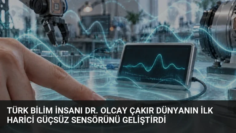 Türk Bilim İnsanı Dr. Olcay Çakır Dünyanın İlk Harici Güçsüz Sensörünü Geliştirdi